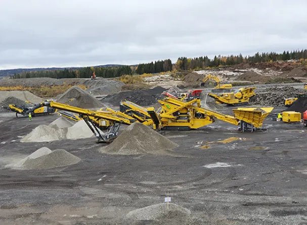 Keestrack optimizes electric drive technology in Norwegian quarries