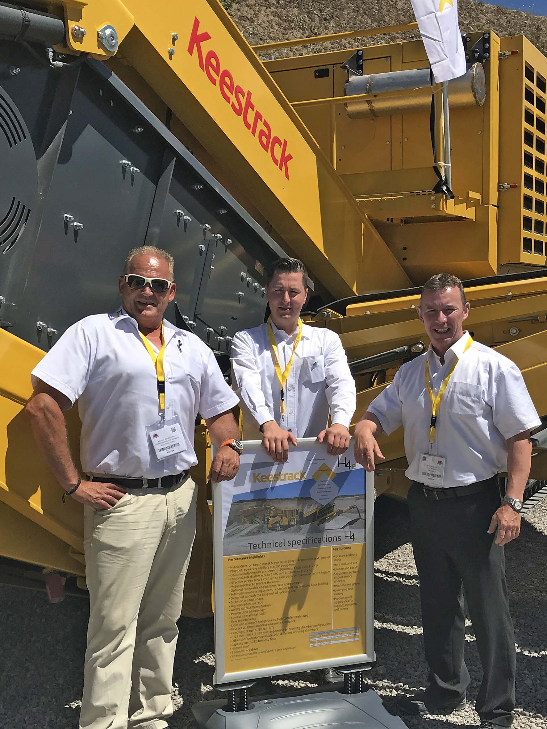 Keestrack team at hilhead